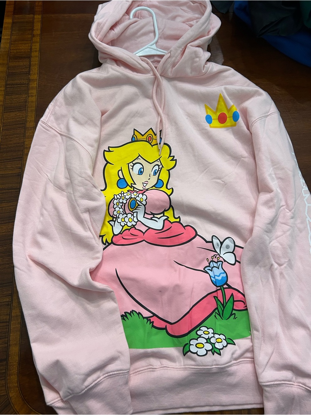 Nintendo Super Mario Light Pink Hoodie